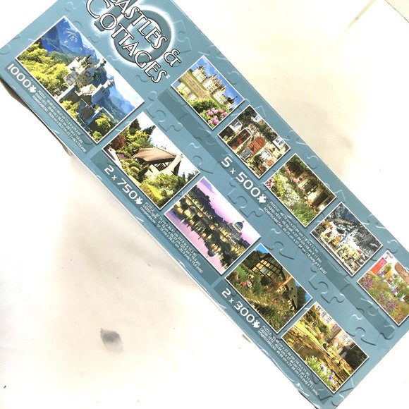 Castles & Cottages 10 Puzzles Box Set NWT - Picture 5 of 11